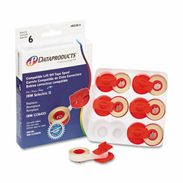 Dataproducts. Compatible Low-Tack Lift-Off Tape, Clear DA31160